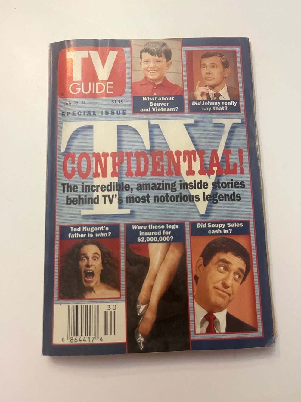 TV Guide Special Issue TV Confidential July 25-31 Magazine